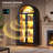 5-Tier 71'' H Freestanding Arch Display Cabinet With 3-Color Light Modes And Motion Sensor-639548702