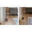 Registre de plancher de bois franc. Ouverture de conduit 4 x 10 (total 7 x 13) - Conception circulaire 3D-98423094