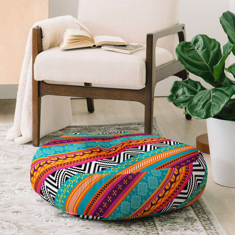 Coussin de plancher rond juliana curi