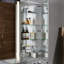 M Series Recessed Framed Medicine Cabinet with 3 Adjustable Shelves and LED Lighting-18946832-43143982-71405040