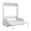 Lit escamotable mural Murphy avec coussin-811700332-811700333
