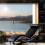 Chaise longue de style moderne Mid-Century LC-4 | Noir | Cuir véritable