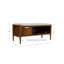 Banc d'appoint avec rangement et coussin rembourré brun noyer Abdifatah