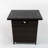 28Inch Wicker Square Fire Pit Table