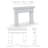 Dallas Cast Stone Fireplace Surround-104651878-104651881