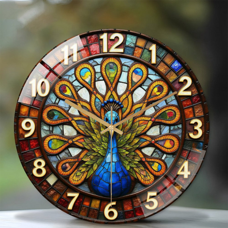 Horloge murale Peacock