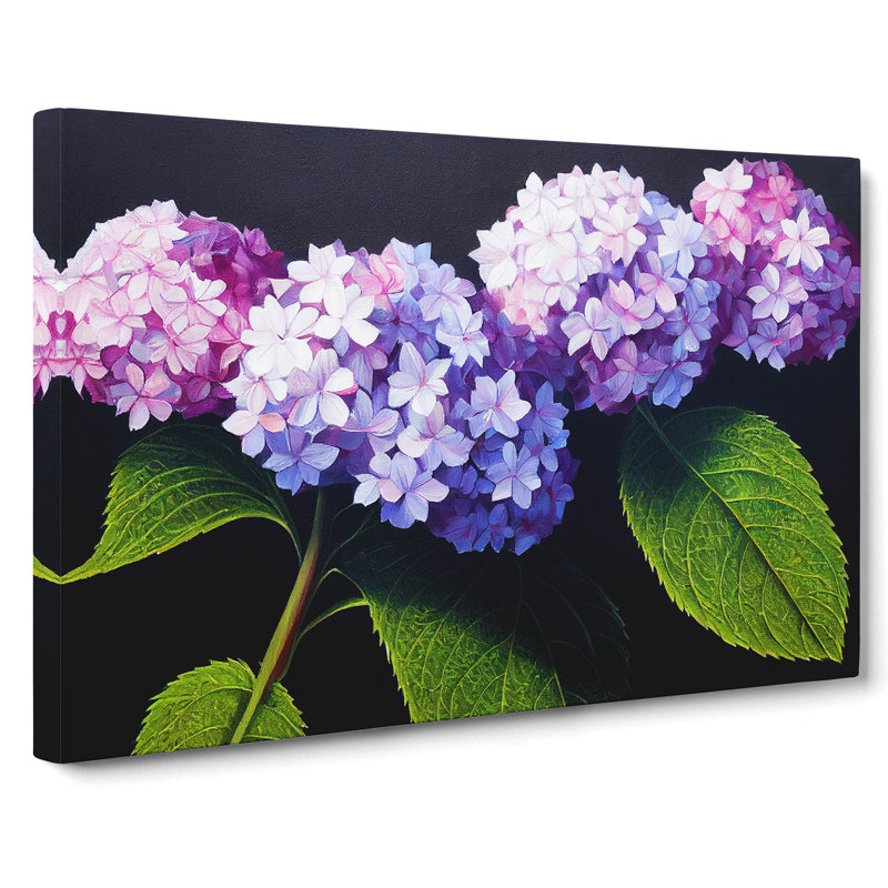 Hydrangea Flower View Vol.2 - Wrapped Canvas, 35cm H x 50cm W x 3cm D