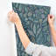 Briar Navy Floral Wallpaper-1546570975