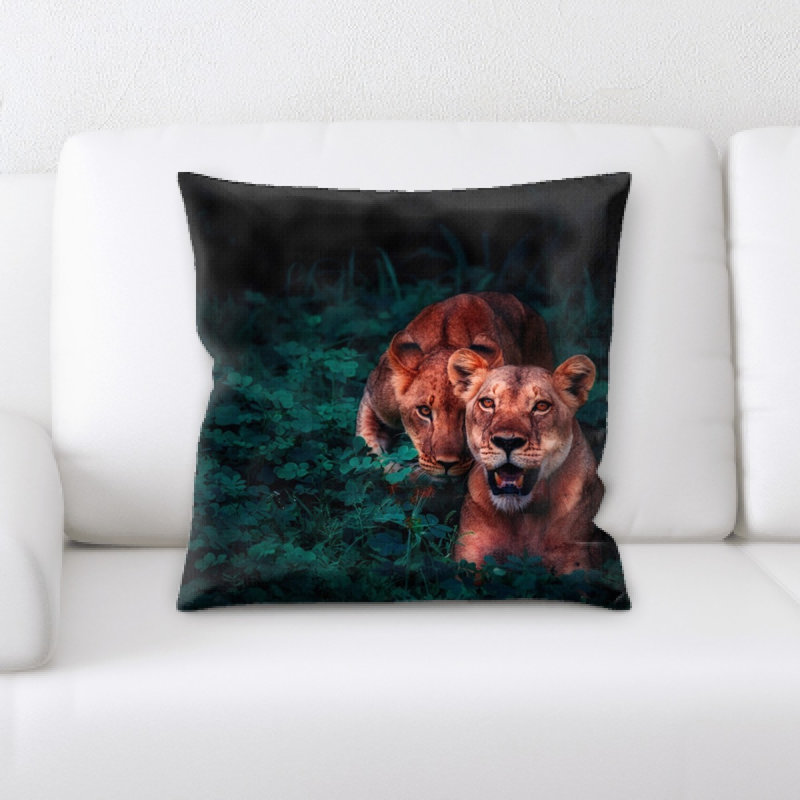Coussin lions