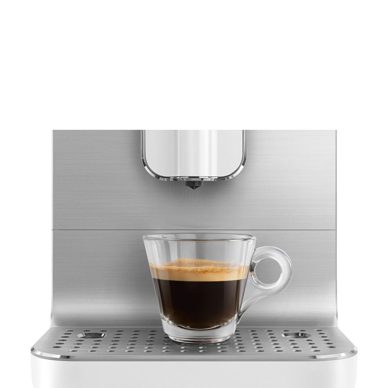 SMEG Contemporary Fully-Automatic Espresso Machine, Matte White