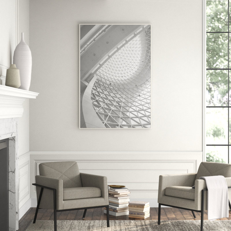 Architectural Moment 1' Framed Photographic Print on Glass