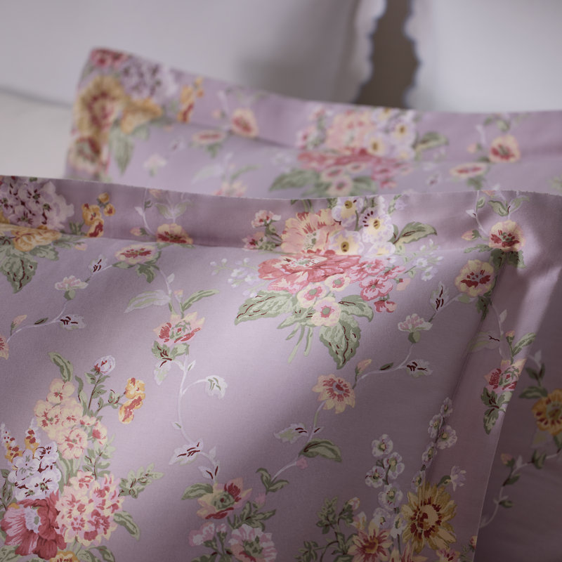 Selina Lavender Comforter Set, Queen Comforter + 2 Standard Shams