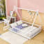 Lit double avec cadre en bois et porte-256580093