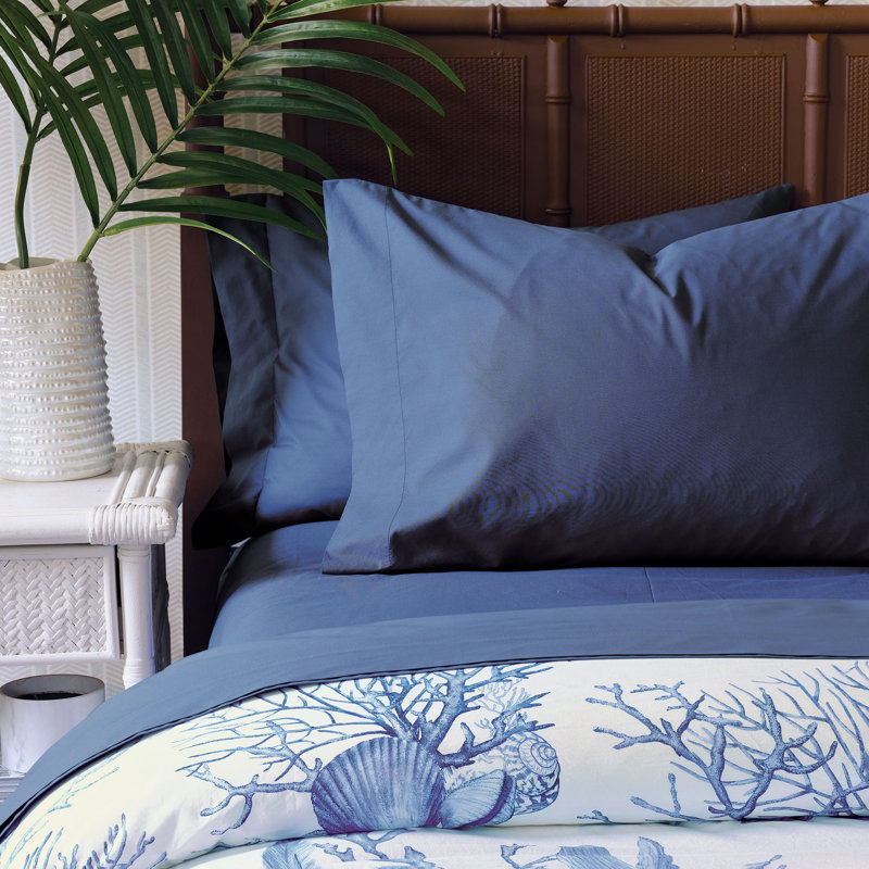 Majorca Egyptian Cotton Percale Flat Sheet, Twin Flat Sheet