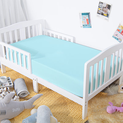 Fitted Crib Sheets, 100% Brushed Microfiber Crib Sheet for Standard Crib and Toddler Mattresses, 28 x 52 Inches - NTBAY