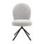 Chaise d'appoint pivotante Marwa (ensemble de 2)
