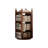 Nut-Brown Modern Solid wood rotating bookshelf