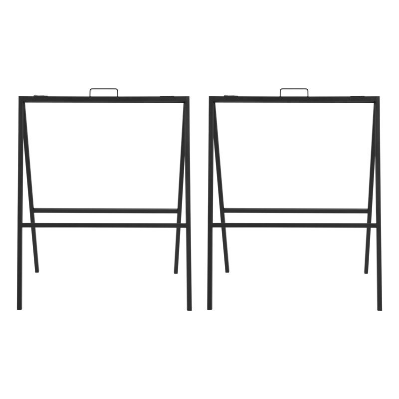 2PCS Heavy Duty Sidewalk Folding Sign Holder