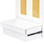 Meuble-lavabo simple avec plateau en résine 18,09 po Balcinde