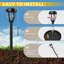 Paquet de 12 lumières de sentier solaires d'extérieur - Allumage / extinction automatique Dusk To Dawn, éclairage blanc chaud de 15 heures et plus, lumières de jardin imperméables pour la cour, la promenade, le patio et la pelouse