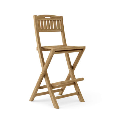 Altavista Outdoor Teak Bar Stool