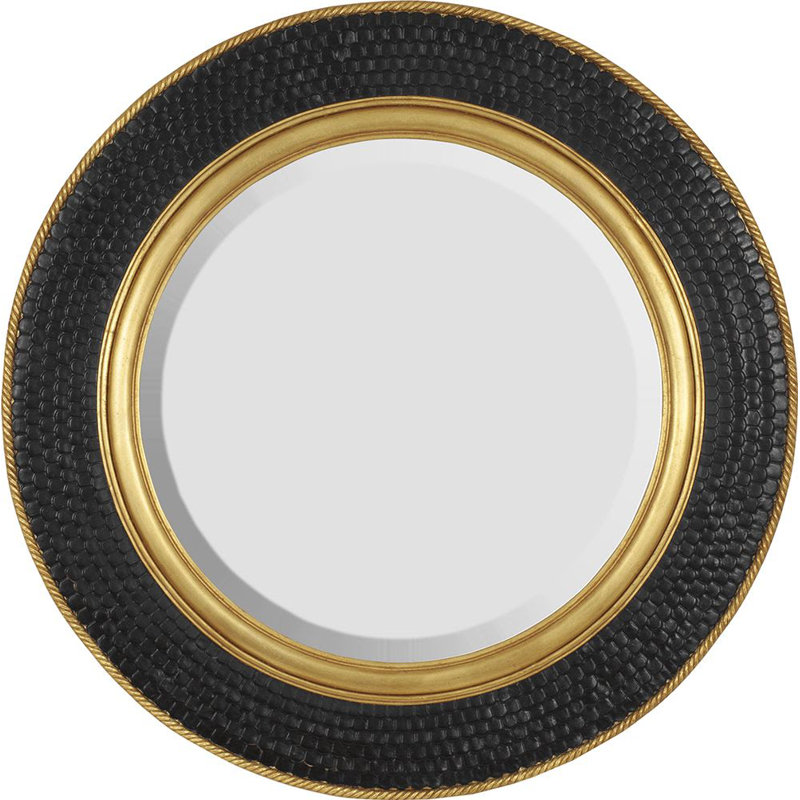 Flat Beveled Wall Mirror, 32" x 32"