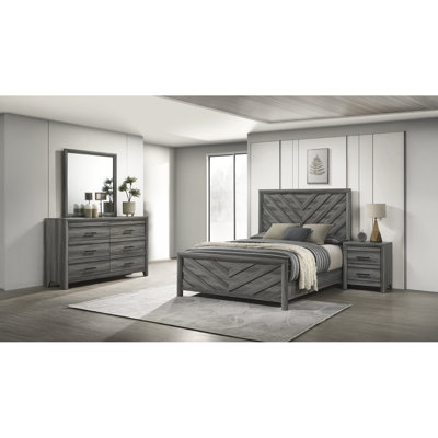 Ensemble de chambre à coucher double 4 pièces Denver