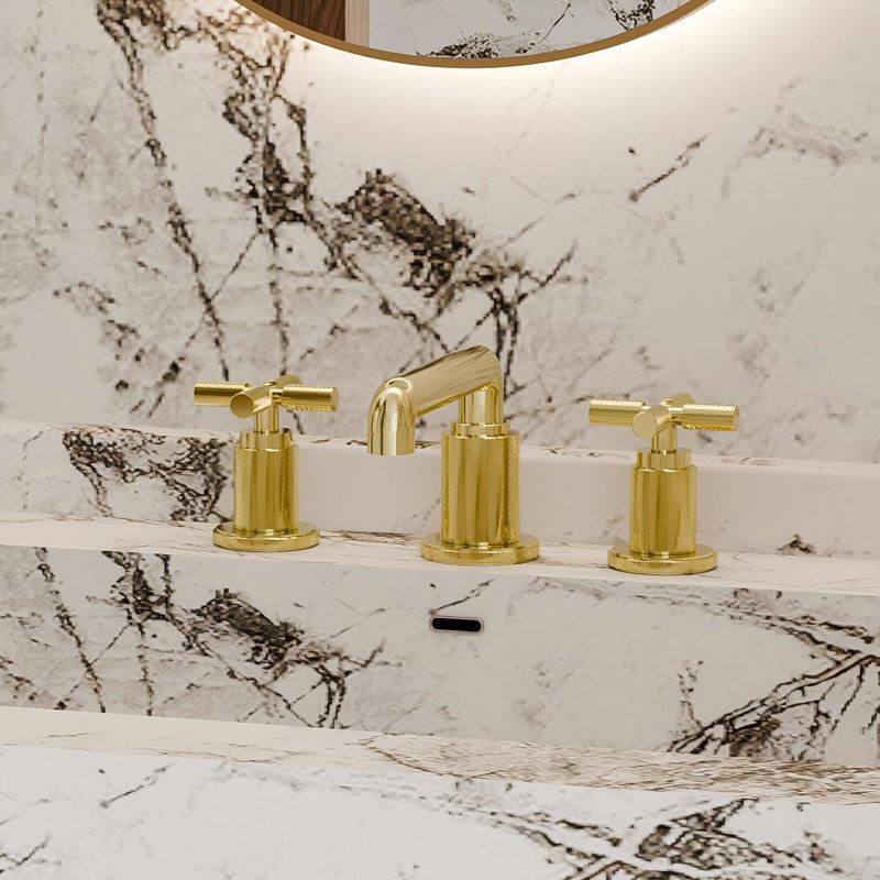 Robinet pour salle de bain Diamond-Knurl