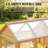 Transparent Polycarbonate Twin-Wall Greenhouse Panels