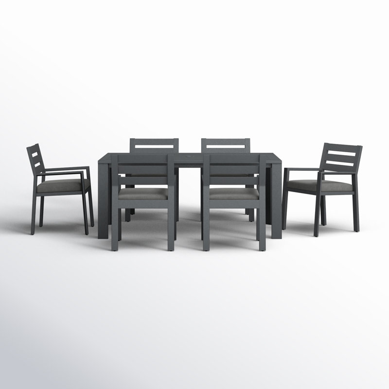 Greyson Rectangular 6 - Person 68'' L Dining Set