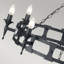 Voight 8 - Light Waggon Wheel Chandelier-9947596