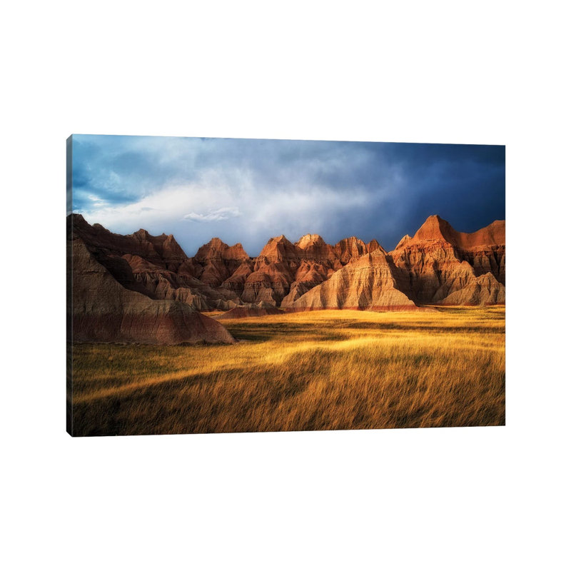 Badlands by Dennis Frates - Wrapped Canvas Gallery-Wrapped Canvas Giclée, 30.48 cm H x 45.72 cm W