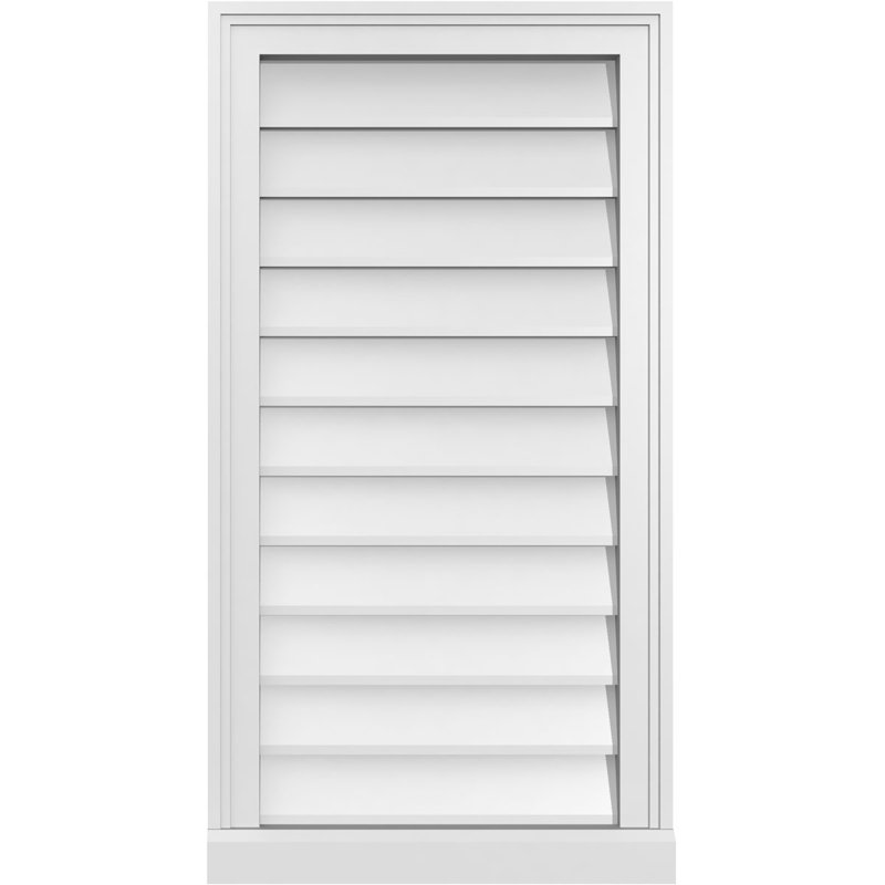Cadre de seuil Brickmould, brun clair apprêté, H 34 po x l 18 po x P 2 po