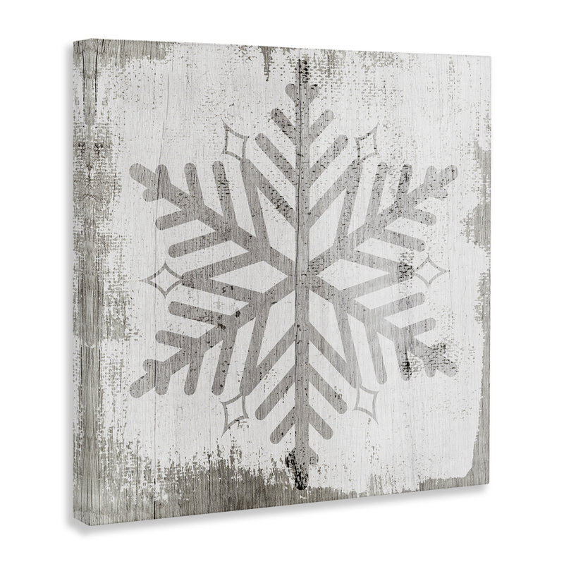 «Winter Nature Snowflake Shape» par Lil 'Rue, H 17 po x l 17 po x P 1,5 po