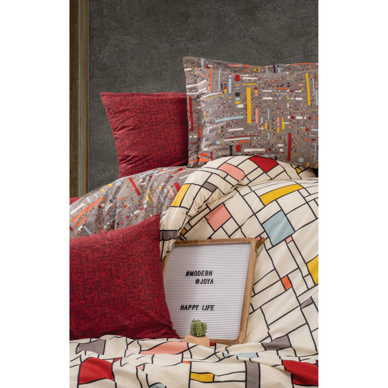 Hitch Duvet Cover Set with Pillowcases Included, 155 x 220cm Duvet Cover + 1 Pillowcase (80 x 80)
