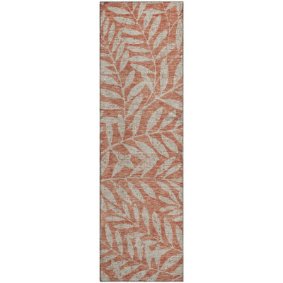 Premium Machine Washable Prisco Salmon Rug