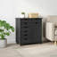 Solid Wood Rectangle Accent Cabinet-2088408624