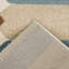 Tapis bleu / beige moderne Couverte-687542583