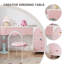 Meuble-lavabo moderne 62,99 "et commode avec tabouret de maquillage