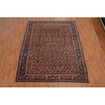 Pre-1900 Vegetable Dye Traditional Area Rug 9x11