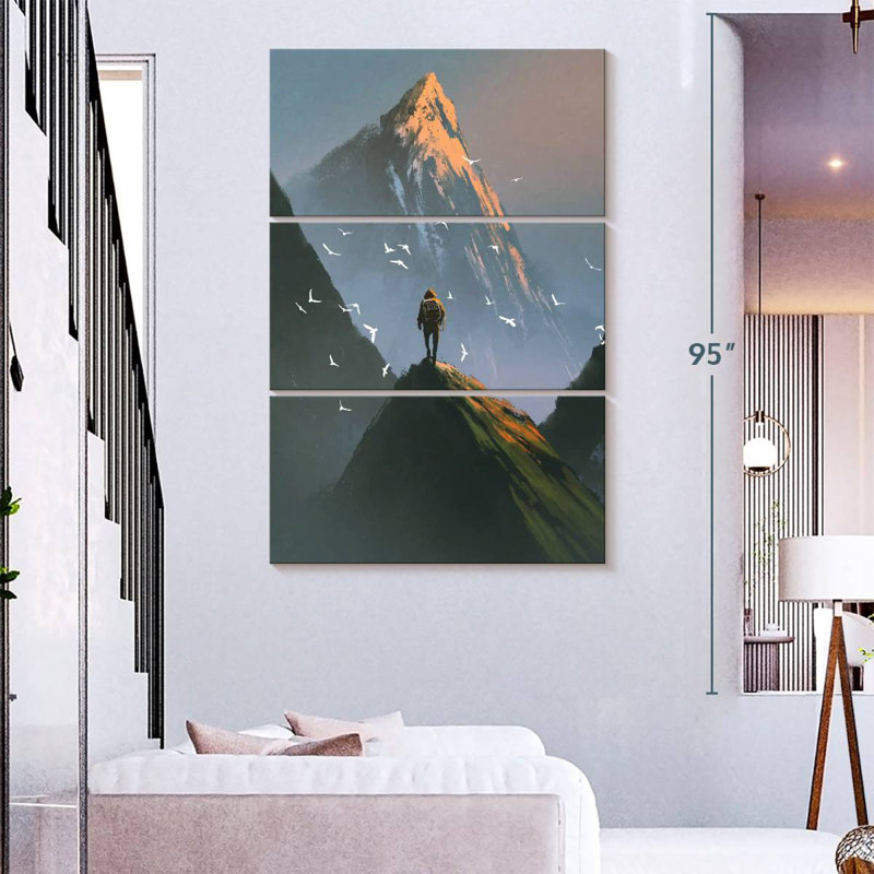 Sireci Man Climbing, 65" H x 42" W