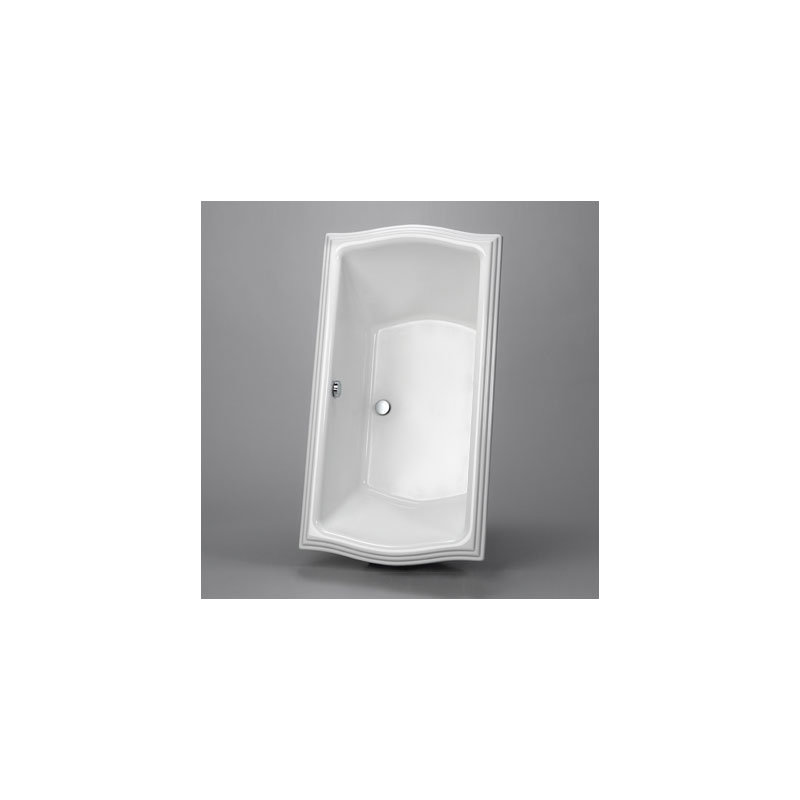 Clayton 60" x 32" Drop In Soaking Bathtub, Cotton