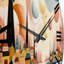 Betio - Horloge murale paysage abstrait-890646915