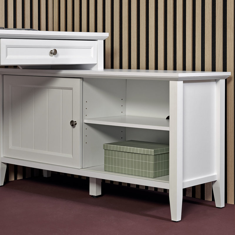 Dunnom C 145 E L-Shaped Desk, White