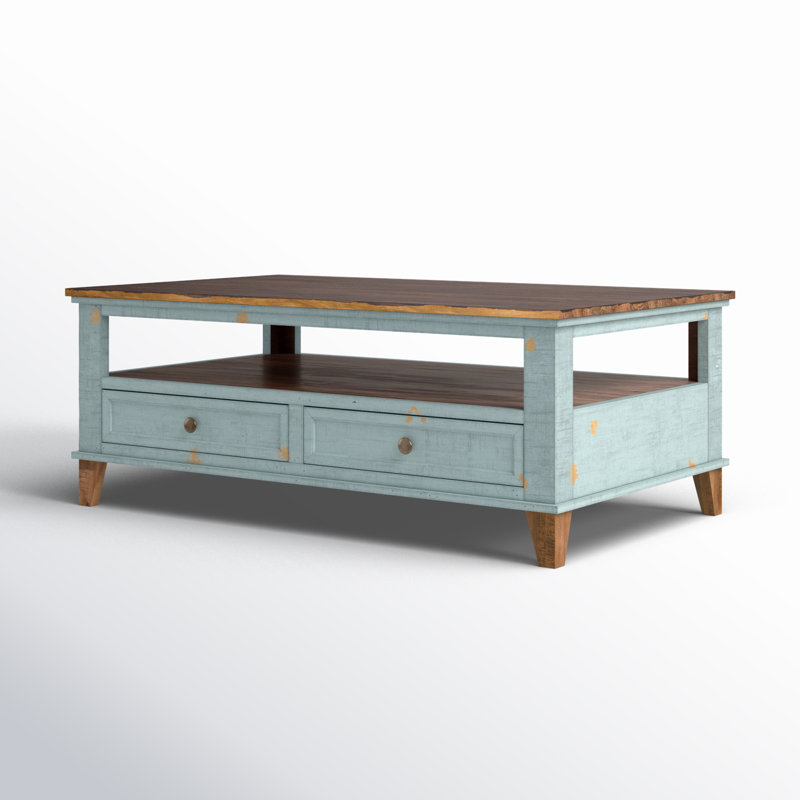 Westmont Solid Wood Coffee Table, Green