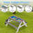 3-In-1 Kids Outdoor Wooden Picnic Table With Umbrella(Only Including Table)-1056610074