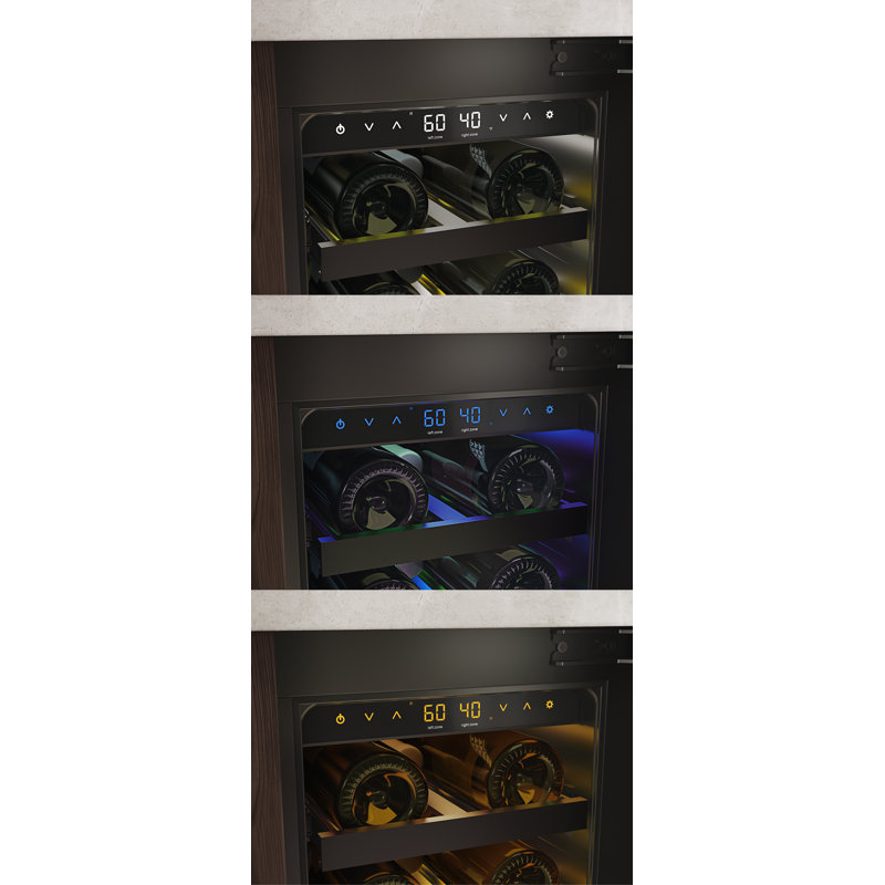 Presrv 24 in. 42-Bottle Dual Zone Wine Cooler
