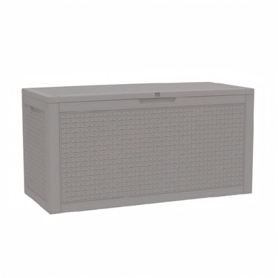 Extra Large Outdoor Deck Storage Box – 100 Gallon Durable, Weatherproof & Lockable Resin Cabinet for Patio & Garden