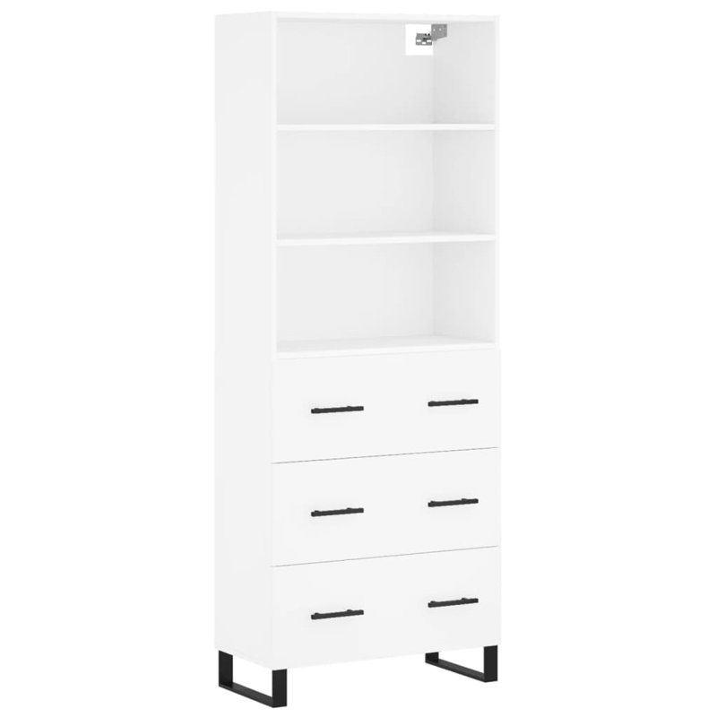 Catie 69.5cm Wide Highboard, White