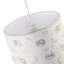 18cm H Fabric Drum Lamp Shade ( No Direct Attachment Method ) in White